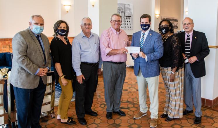 The Rotary Club of Marshall donates $20,000 to East Texas Baptist University