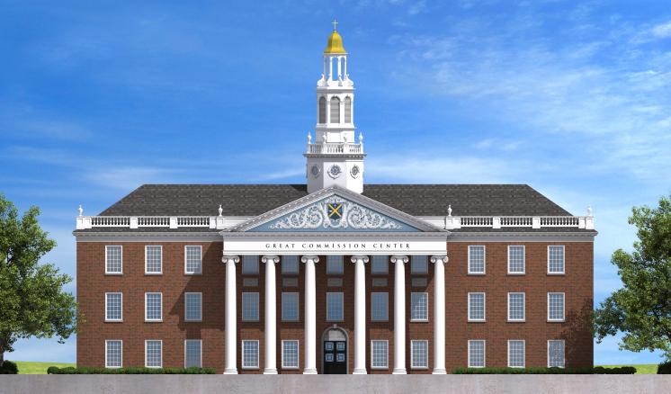 etbu_gcc_elev_final_hi_resgeneral A rendering of the Great Comission Center at East Texas Baptist University